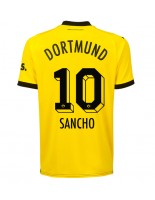 Borussia Dortmund Jadon Sancho #10 Domácí Dres 2023-24 Krátký Rukáv